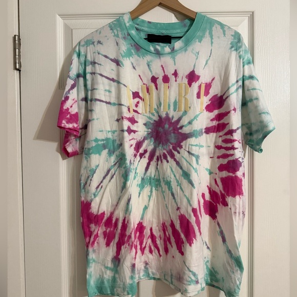 amiri tie dye shirt